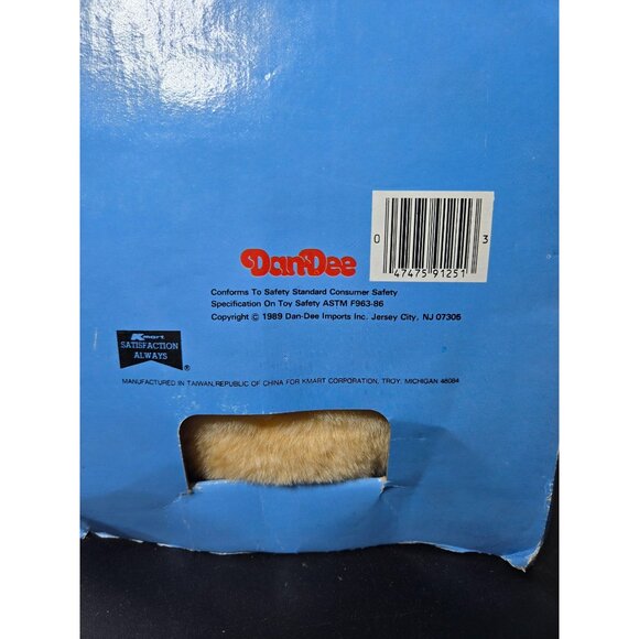 Vintage 1989 DanDee Jingles The Singing Pup Plush Toy Animated Stuffed Animal - Picture 12 of 13